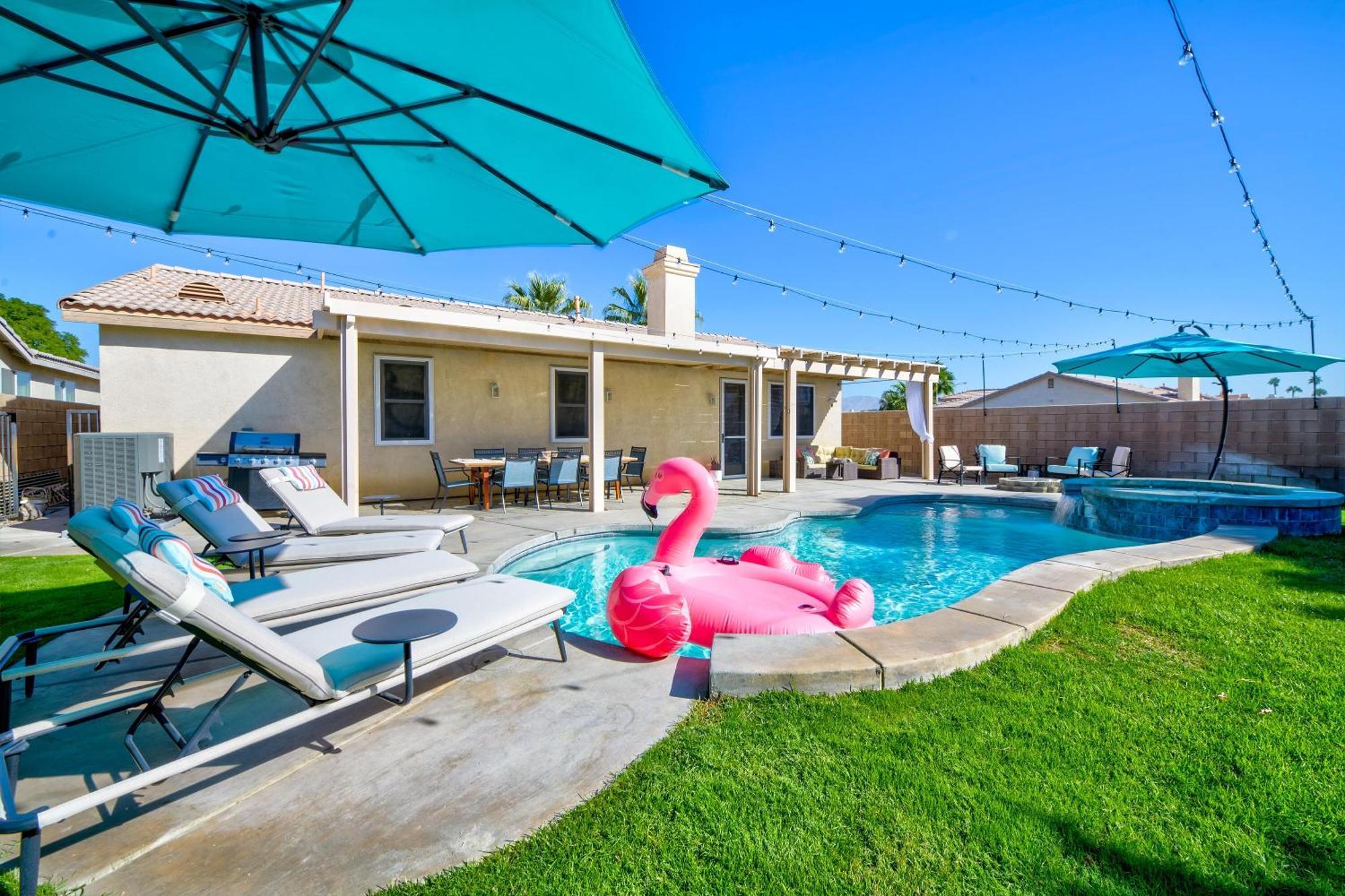 Casa Desert Muse With Heated Pool Spa Firepit Mini Golf And Games Индиоу Екстериор снимка