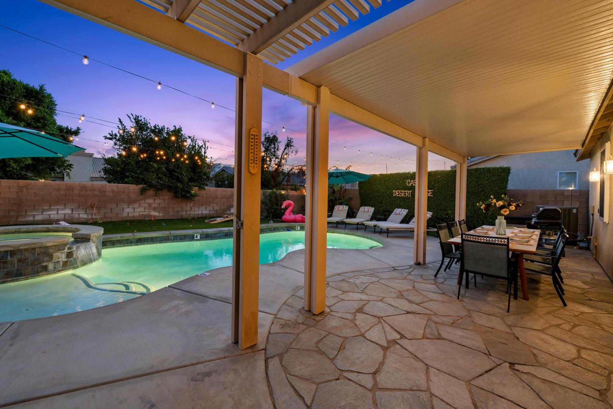 Casa Desert Muse With Heated Pool Spa Firepit Mini Golf And Games Индиоу Екстериор снимка